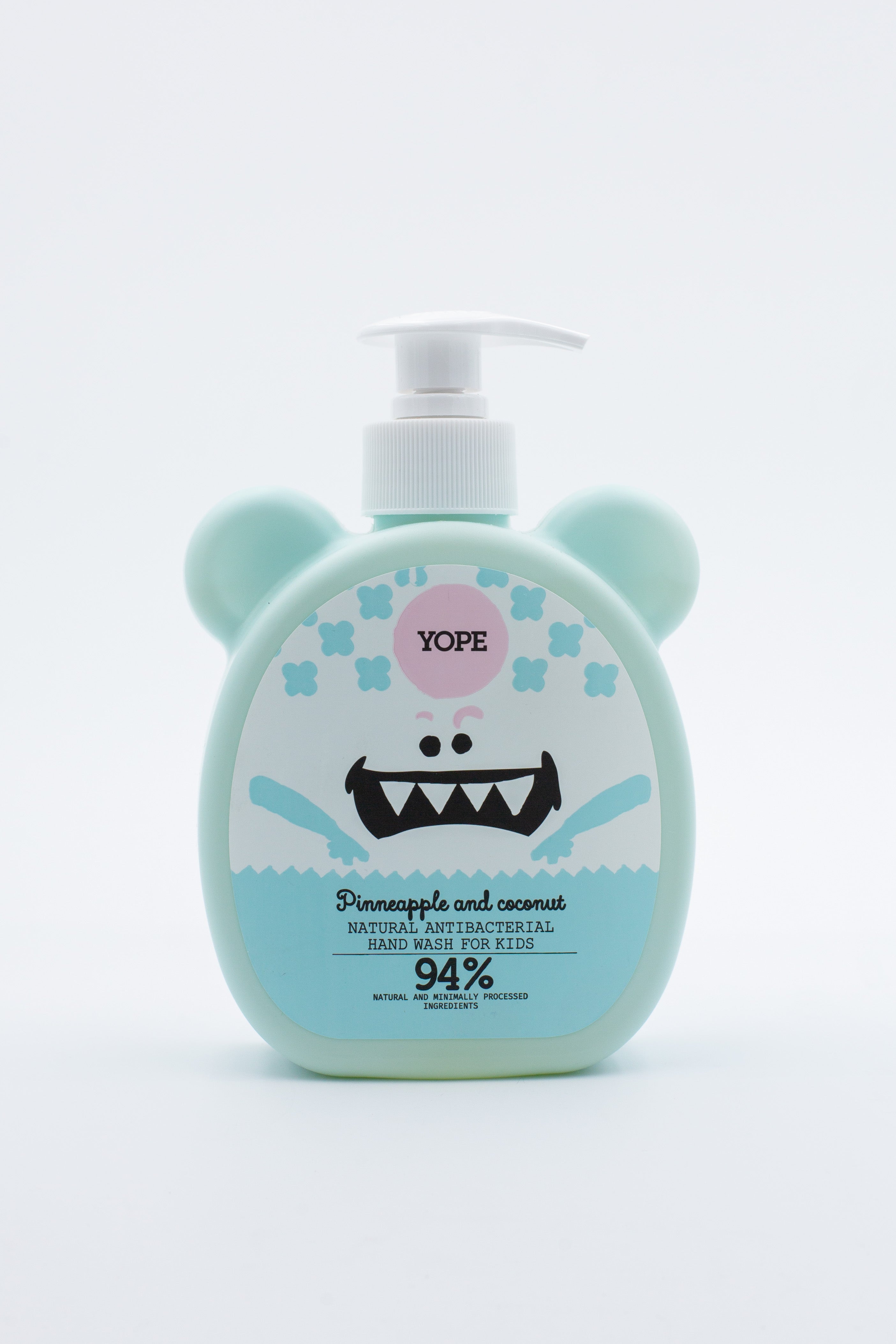 Jabón manos antibacteriano infantil Yope - Aroma piña y coco